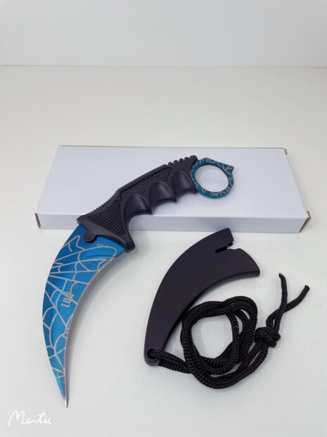 Faca Karambit Cs Go -combate Tática -afiado Azul arenia-570 - GRUPO VIEIRA