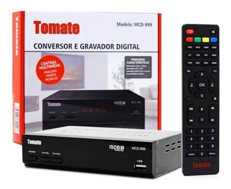 Conversor E Gravador Digital Hdmi Av Para Tv Tomate Mcd 999 - GRUPO VIEIRA