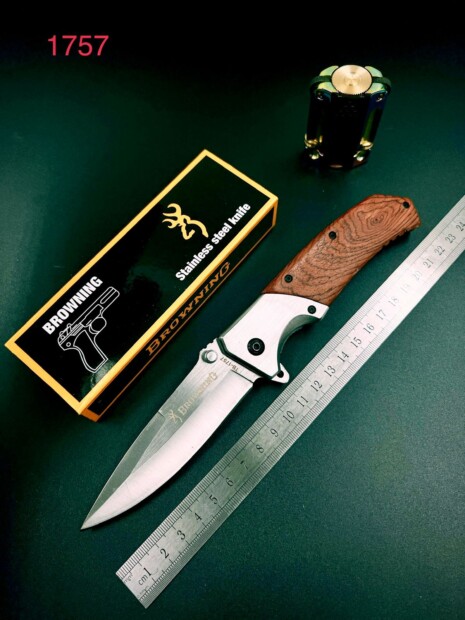 Canivete Tático Militar Semi Automatico Estilo Browning TB-1757 - GRUPO VIEIRA