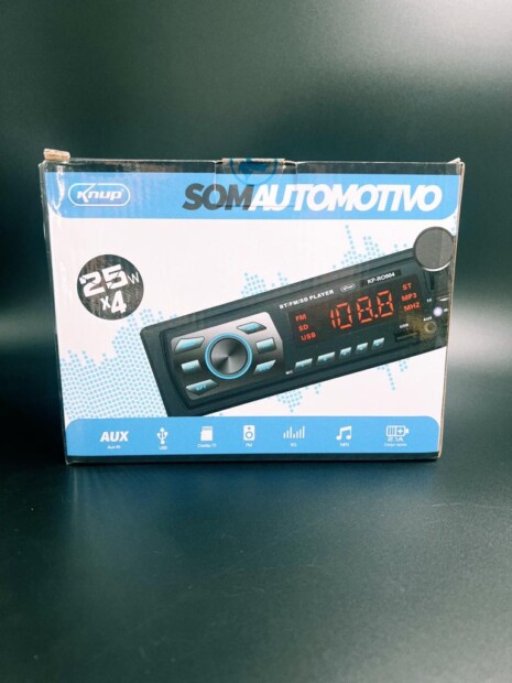 Rádio Automobilístico Com Usb Bluetooth Knup Preto KP-RO904 - GRUPO VIEIRA